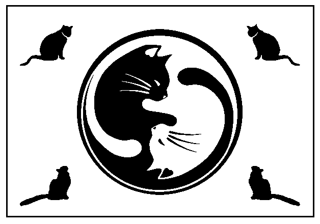 cat placemat design