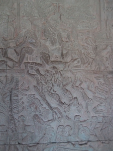 Bas-Relief at Angkor Wat: Trapdoor to Hell