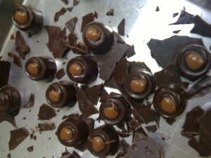 Unmolded Chocolates