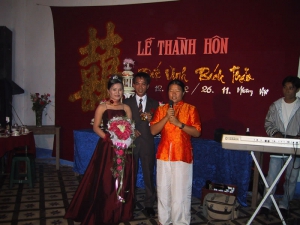 Tien at a Wedding in Hoi An