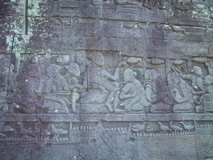 The Bayon Bas-Relief: Chinese Restaurant